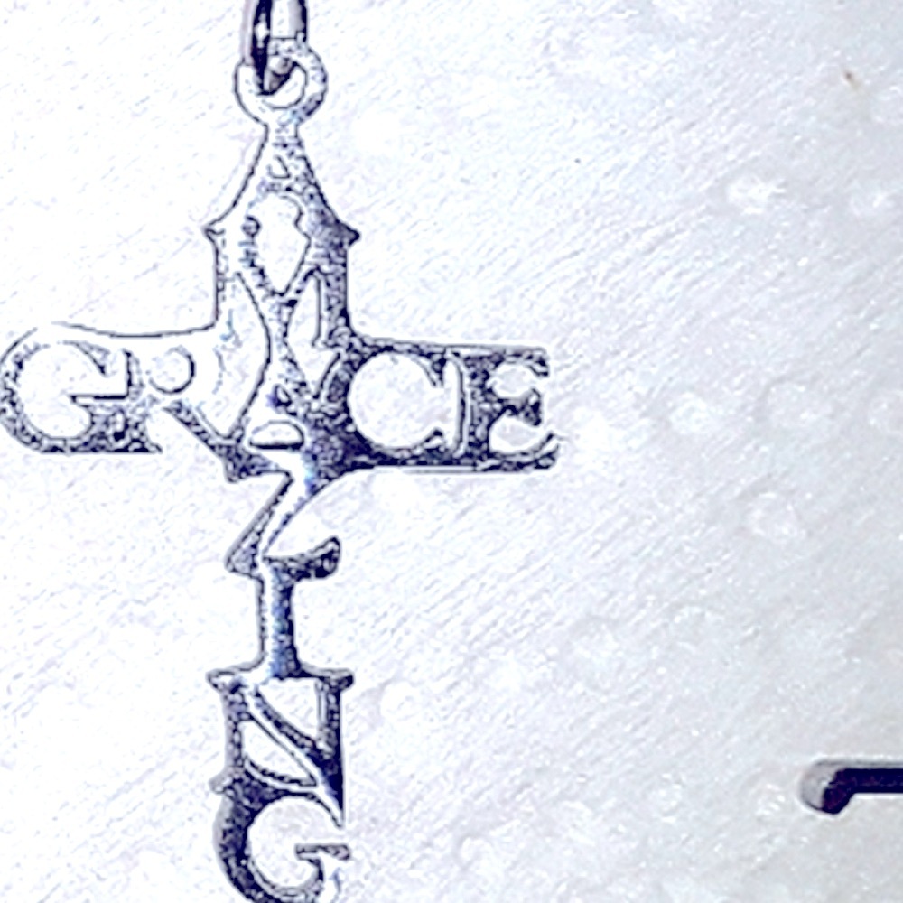 Cross Necklace Silver‎ Pendant GRACE Charm on 18-22"chain NEW… - Picture 10 of 10